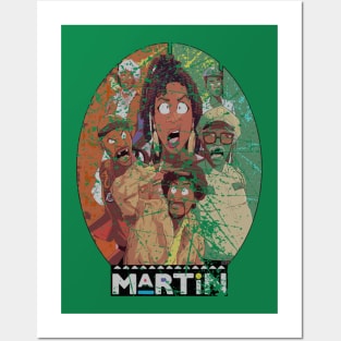 black tv shows martin vintage Posters and Art